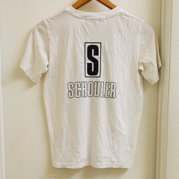 New without tags P S W L Proenza Schouler 100% cotton tee size xs - Picture 7 of 11